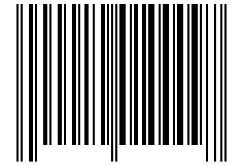 Number 10010009 Barcode