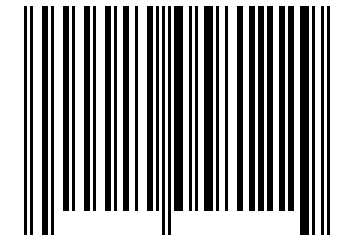 Number 10058122 Barcode