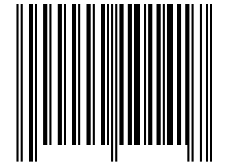 Number 101417 Barcode