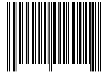 Number 1016001 Barcode