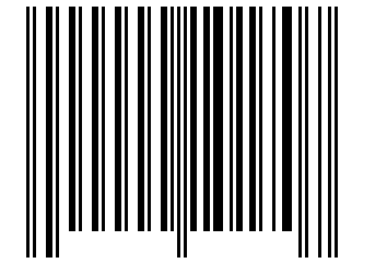 Number 101707 Barcode