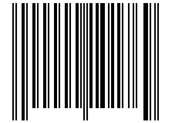 Number 101769 Barcode