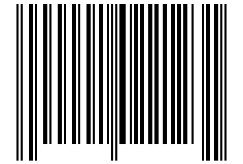 Number 1022123 Barcode