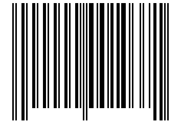 Number 1037 Barcode