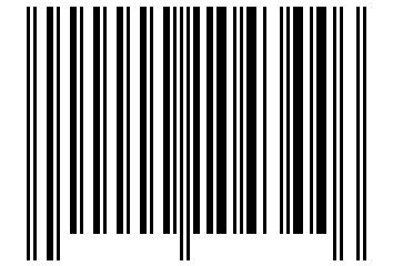Number 104344 Barcode