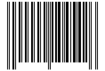 Number 104542 Barcode