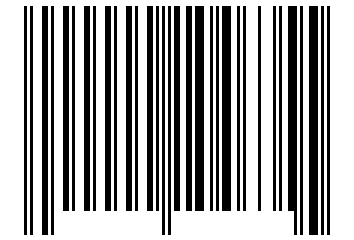 Number 104635 Barcode