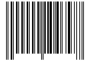 Number 104657 Barcode