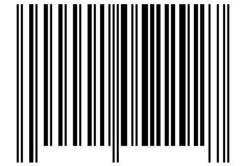 Number 1052292 Barcode