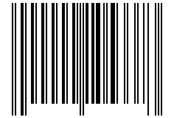 Number 105337 Barcode