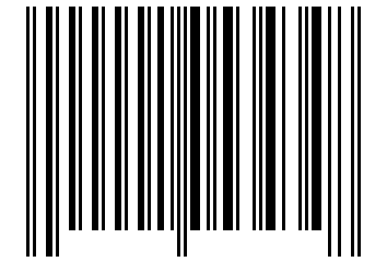 Number 1053434 Barcode