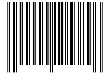Number 105389 Barcode