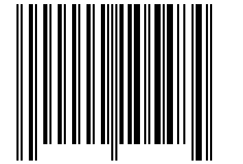 Number 105484 Barcode