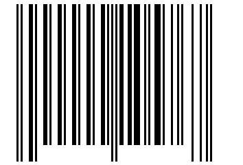 Number 105767 Barcode