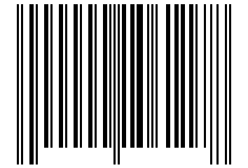 Number 106117 Barcode