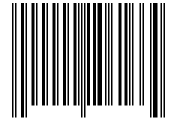 Number 106166 Barcode