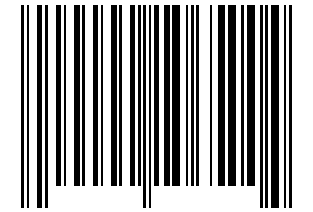 Number 106500 Barcode