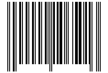 Number 106501 Barcode