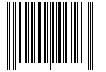 Number 106573 Barcode