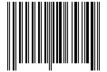 Number 106574 Barcode