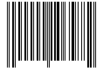 Number 106588 Barcode