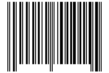 Number 10701015 Barcode