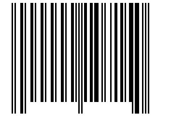 Number 107150 Barcode