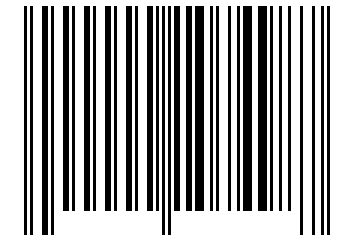 Number 107498 Barcode