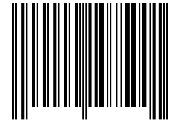 Number 107500 Barcode