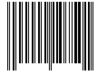 Number 107501 Barcode