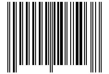 Number 107503 Barcode