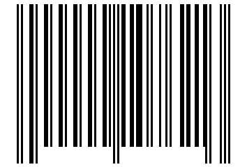Number 107621 Barcode