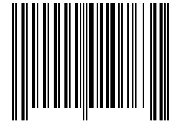 Number 10763 Barcode