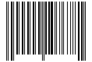 Number 107678 Barcode