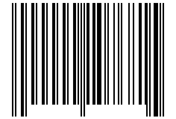 Number 107681 Barcode