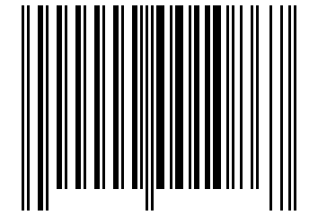 Number 1086 Barcode