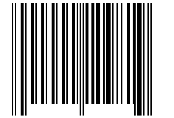 Number 109819 Barcode