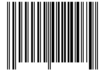 Number 11007 Barcode