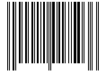 Number 11017503 Barcode