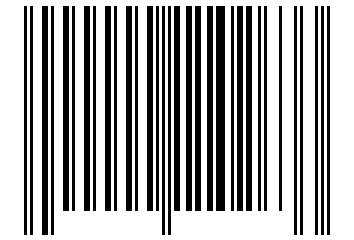 Number 110263 Barcode