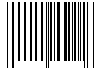 Number 11045001 Barcode