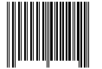 Number 11051 Barcode