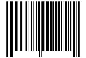 Number 11052 Barcode