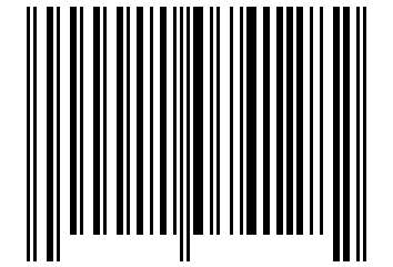 Number 11074128 Barcode
