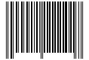 Number 11111101 Barcode