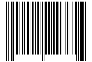 Number 11120365 Barcode