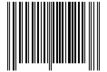 Number 11125213 Barcode