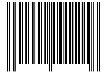 Number 1115 Barcode