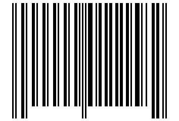 Number 11158 Barcode