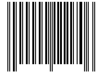 Number 111706 Barcode